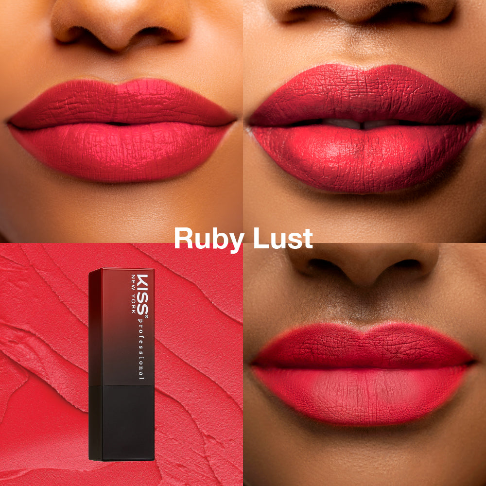 RUBY KISS NEW YORK PROFESSIONAL Richly Pigmented Satin Lipstick
