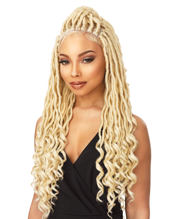 Sensationnel Cloud9 Synthetic Hair 4x4 Multi Parting Swiss Lace Wig - Goddess Locs