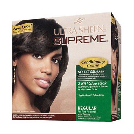 Ultra Sheen Supreme No-Lye Relaxer Kit - Regular