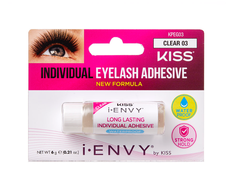 Kiss i?ENVY Individual Eyelash Adhesive - Clear #KPEG03