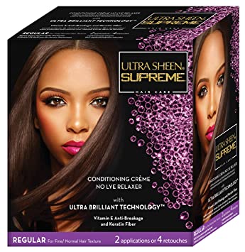 Ultra Sheen Supreme No-Lye Relaxer Kit - Regular