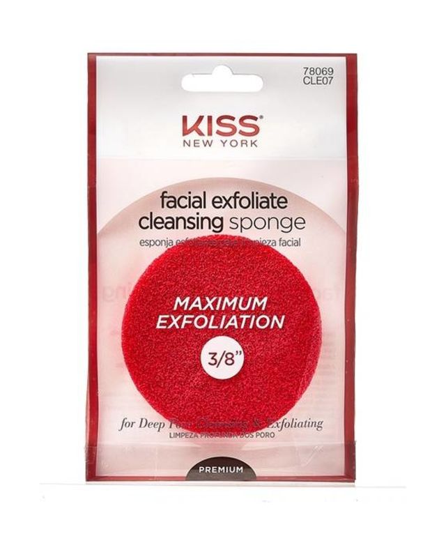 Kiss New York Facial Exfoliate Cleansing Sponge 3/8