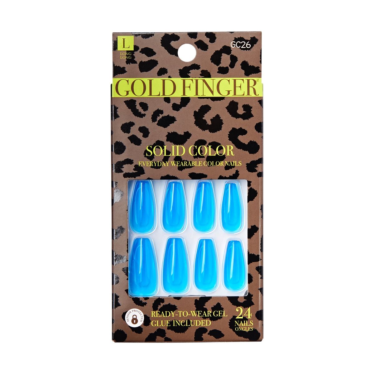 KISS Gold Finger Solid Color 24 Nails - #GC26