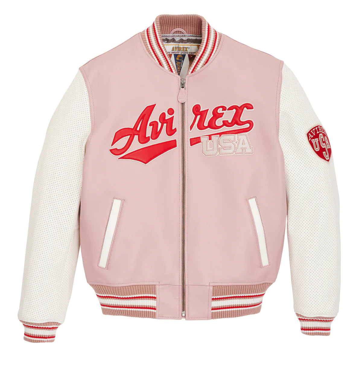 Avirex: USA Varsity (Pale Mauve)