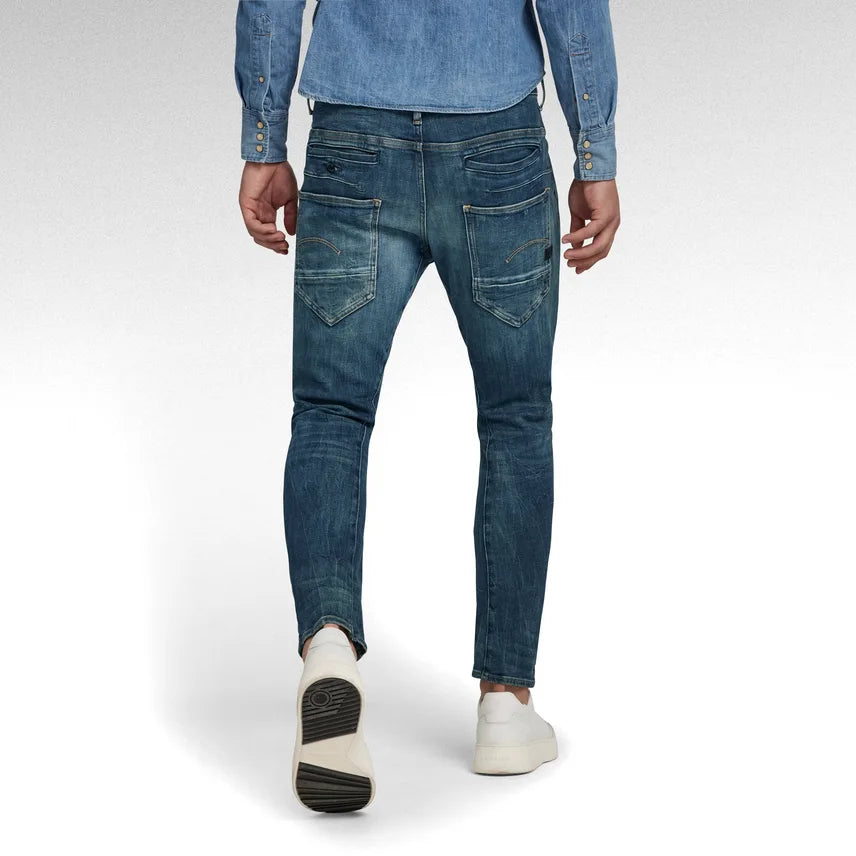 G-Star Raw: D-Staq 3D Slim Antic Faded Baum Blue