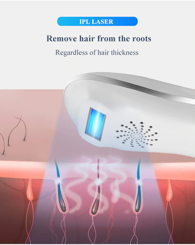 At-Home IPL Laser Hair Removal Device for Women