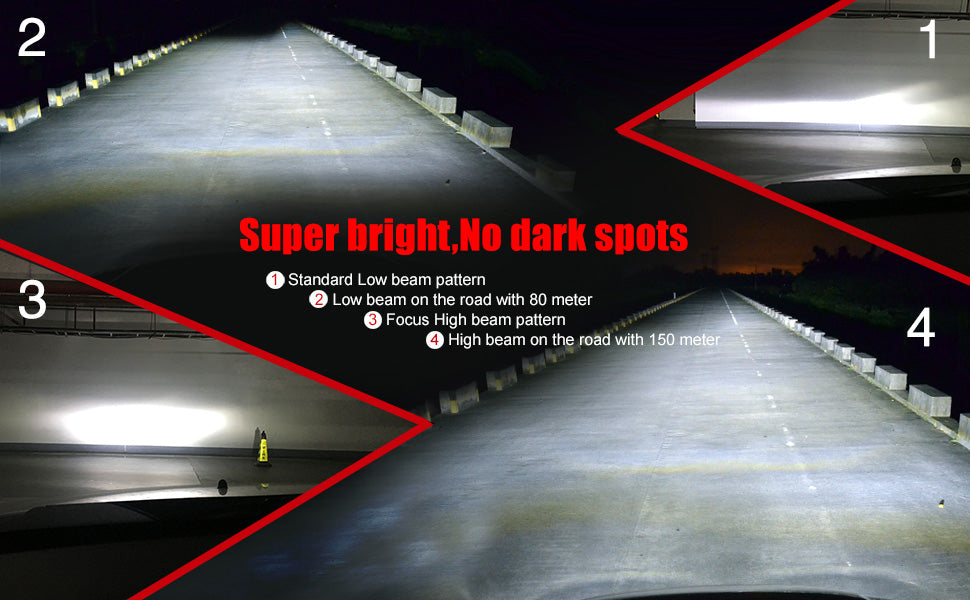 NAOEVO H11B LED Headlight Bulb 60W