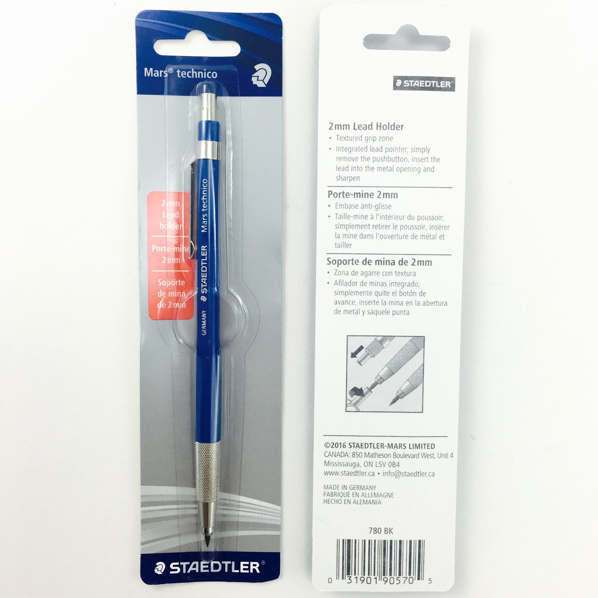 Staedtler Mars Technico Lead Holder - Carded, 2mm