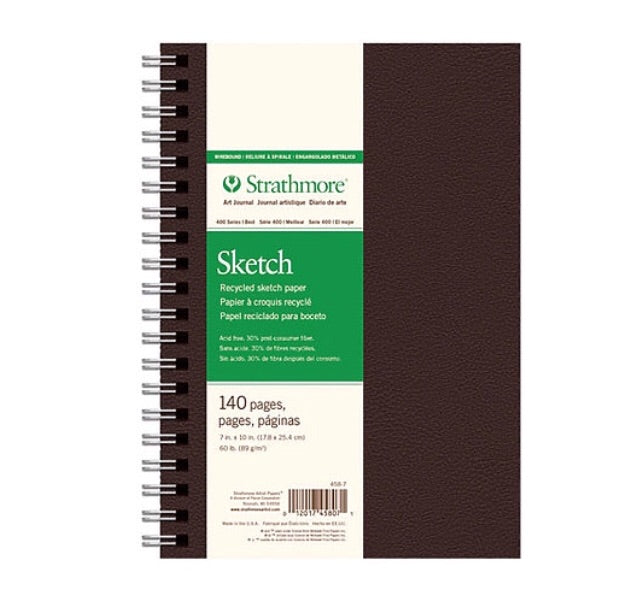Strathmore 400 Series Recycled Spiral Bound Sketchbook
