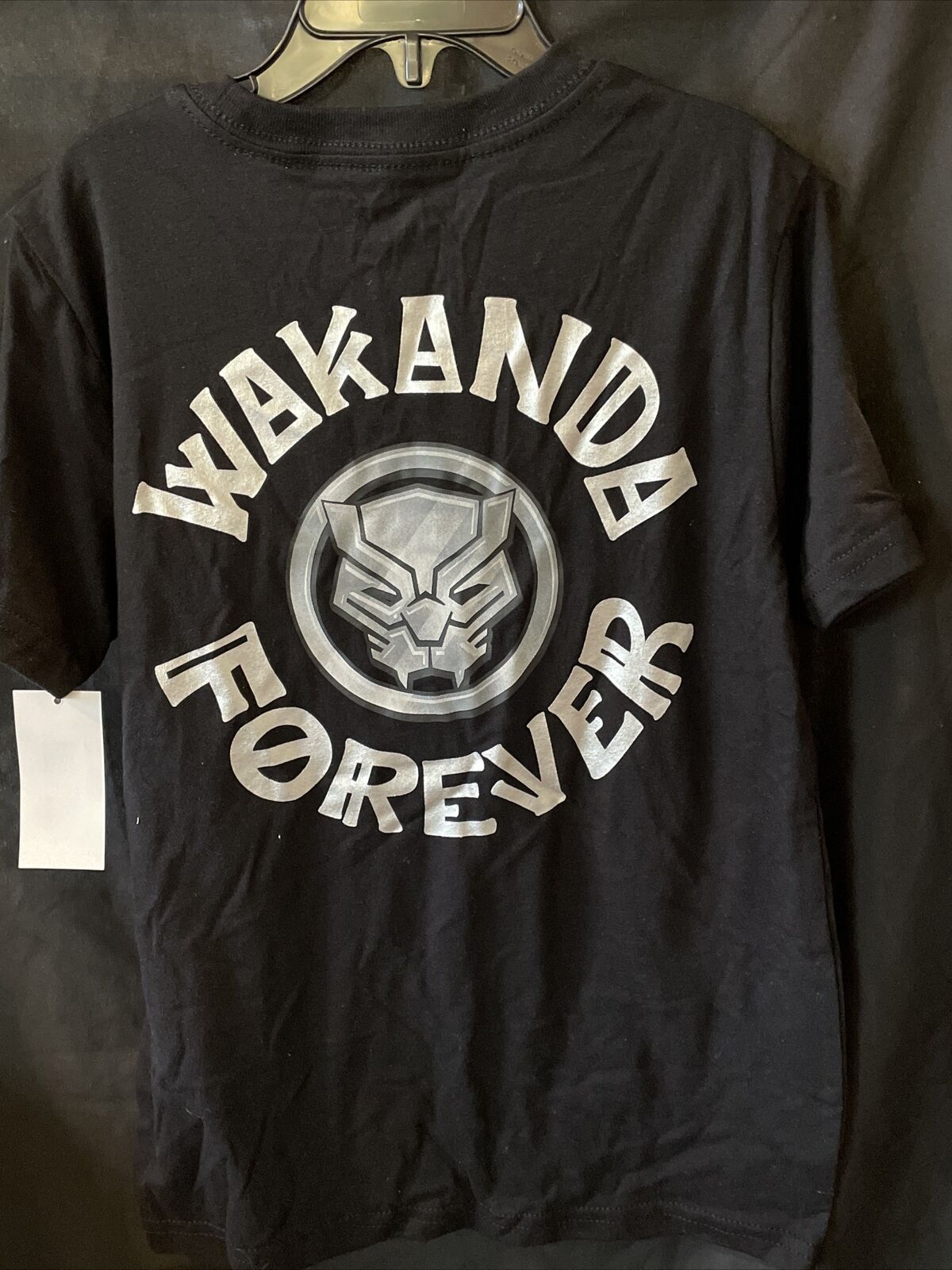 Marvel Wakanda Forever Youth Small 2 Sided Graphic Tshirt