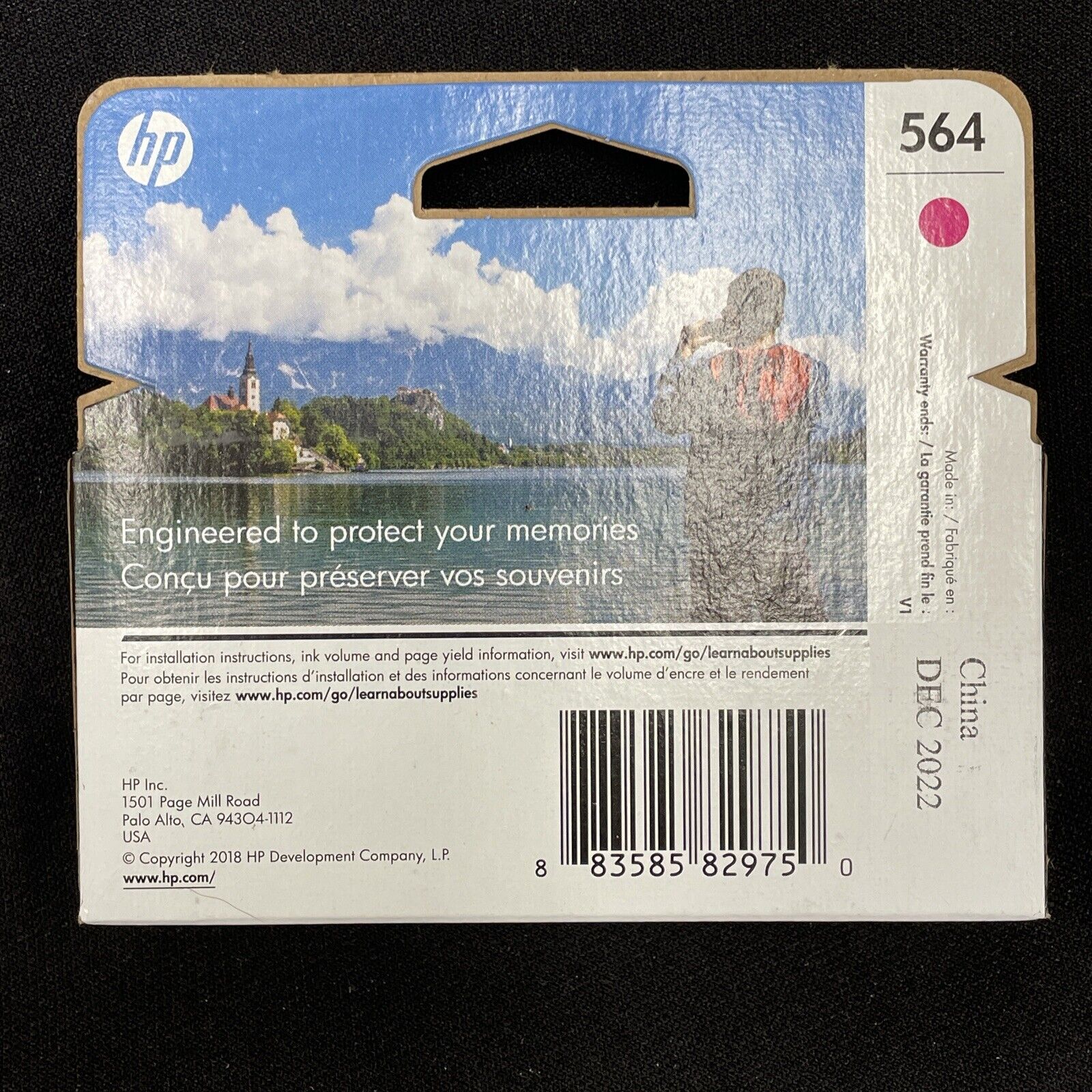 Genuine OEM HP 564 Original Magenta Ink Cartridge Expired 2022