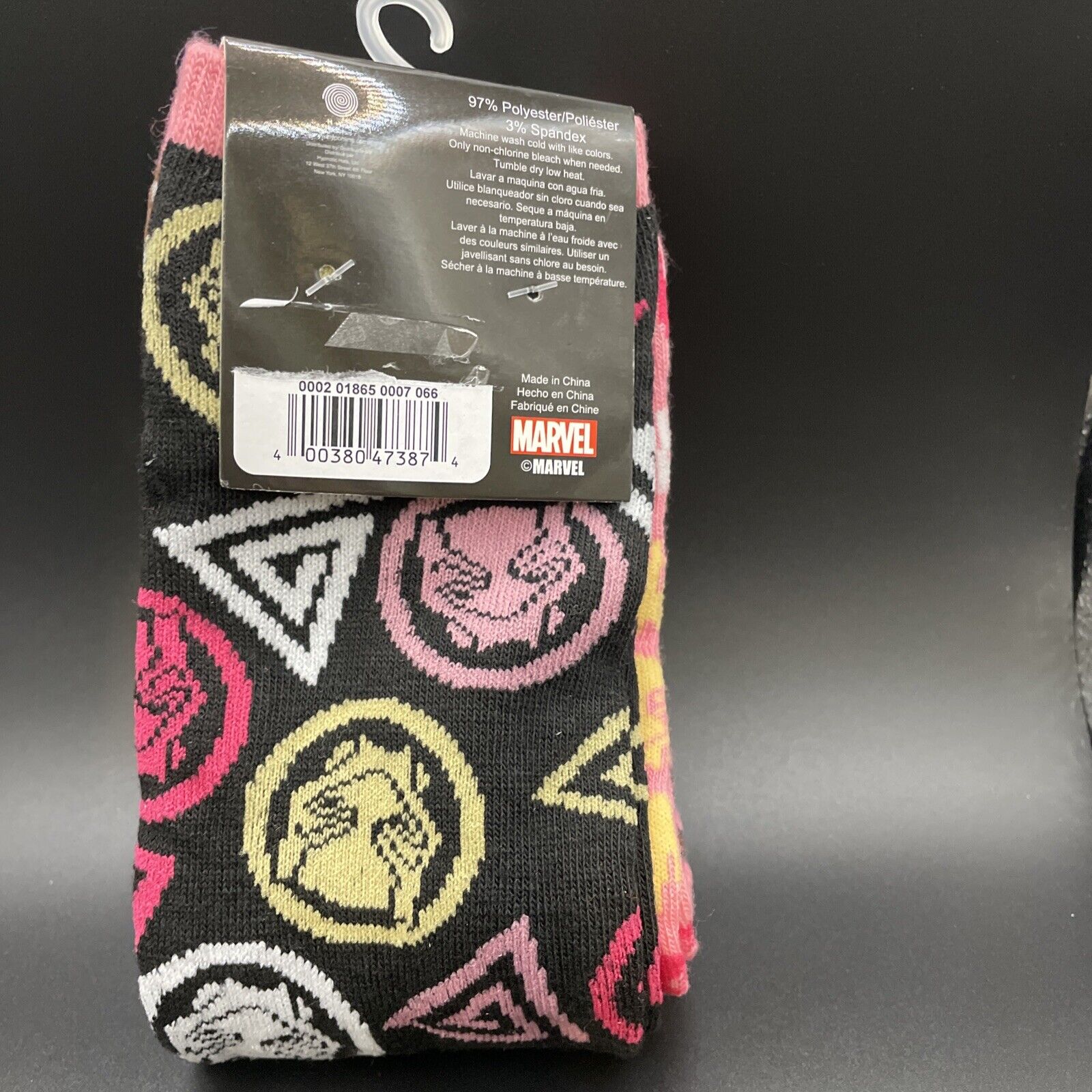 Marvel Black Panther Girls 3 Pack Ankle Socks Sz 4-10