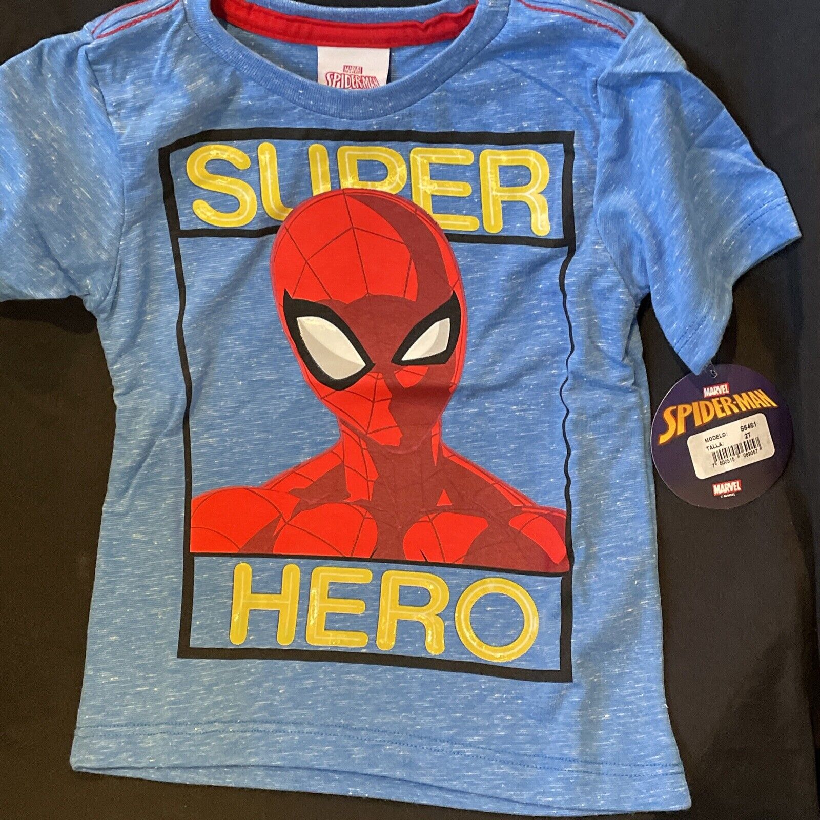 Marvel Spiderman Super Hero Graphic Toddler Tshirt Size 2T