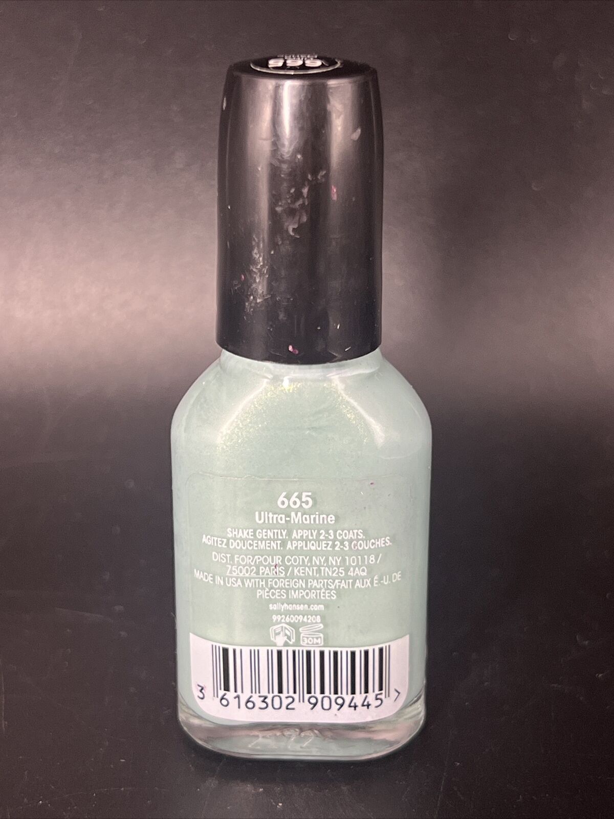 Sally Hansen Hard As Nails Nail Polish, 665 Ultra-Marine, 0.45 fl oz