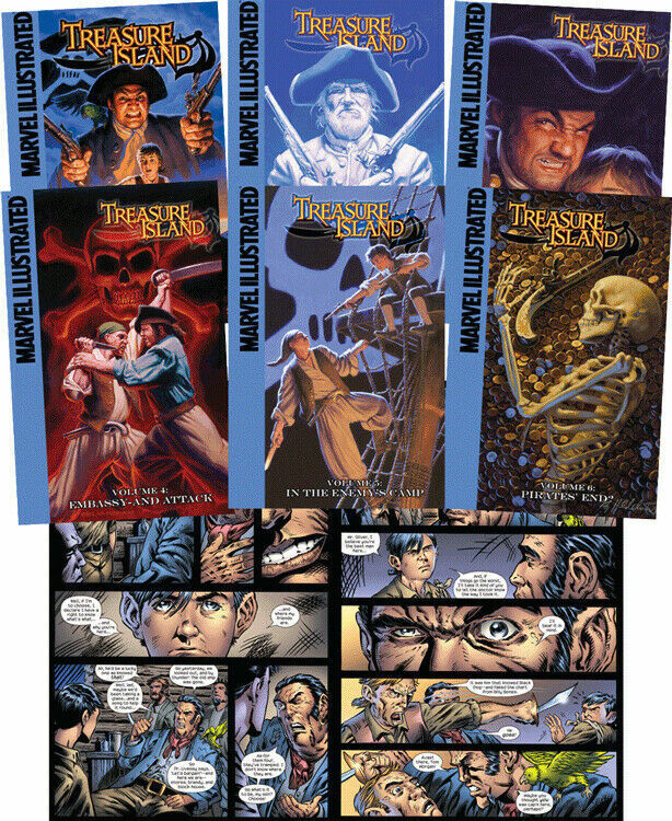 Marvel Illustrated Volume 1 Treasure Island Graphic Novel NEW