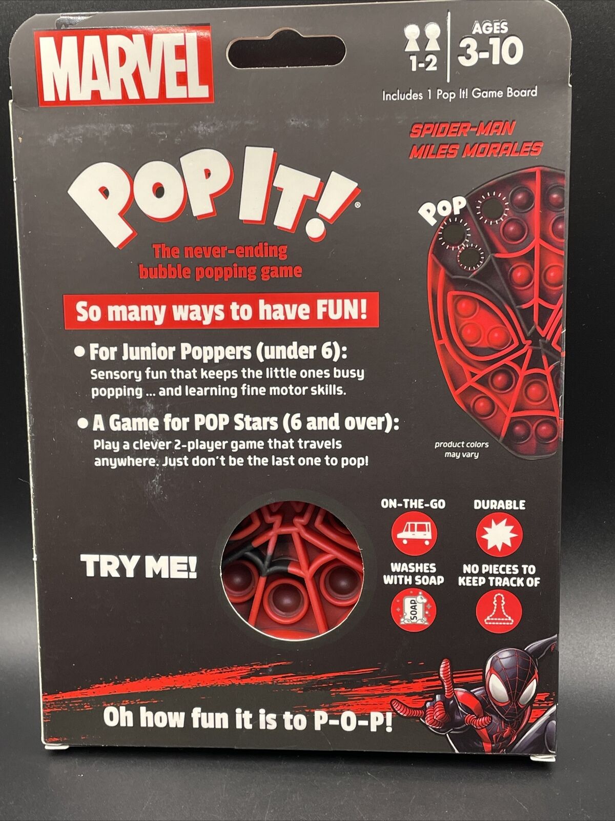 Buffalo Games Marvel Spider-Man POP IT