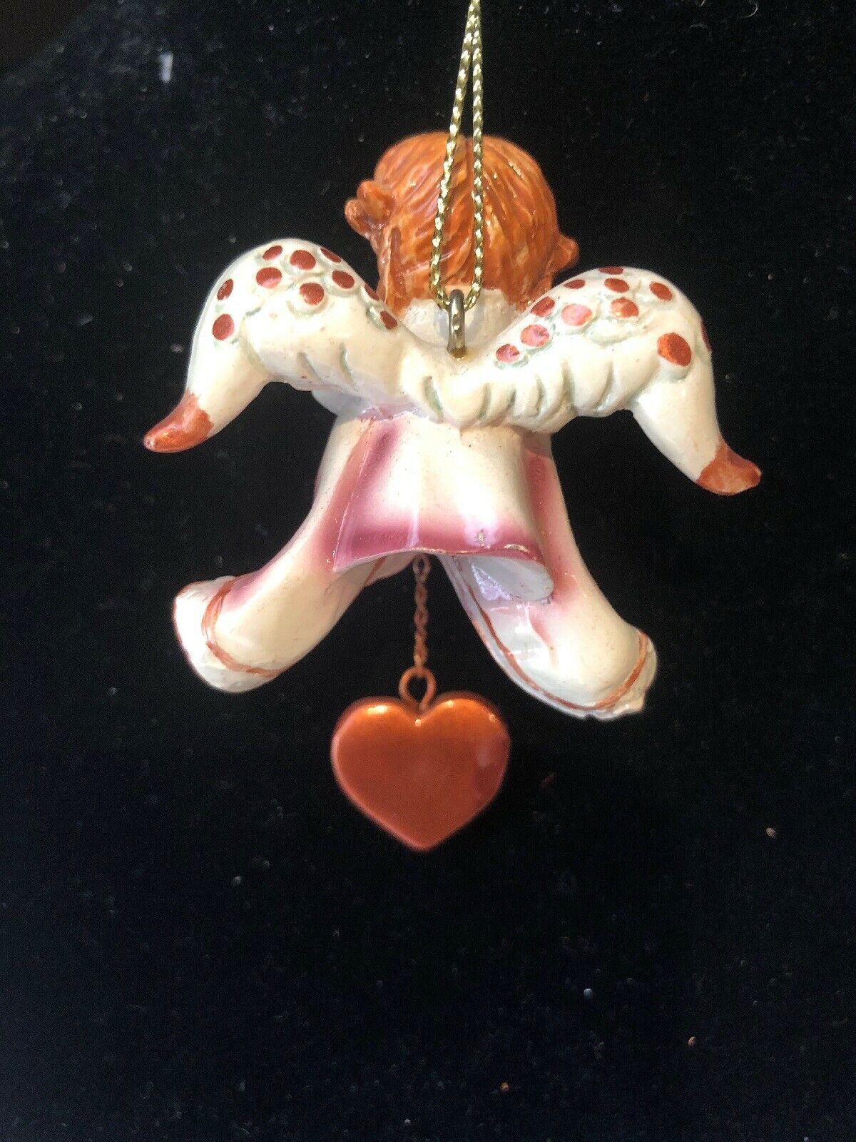 Pink Katelyn Prayer Angel Orn by the Encore Group made by Russ Berrie NEW