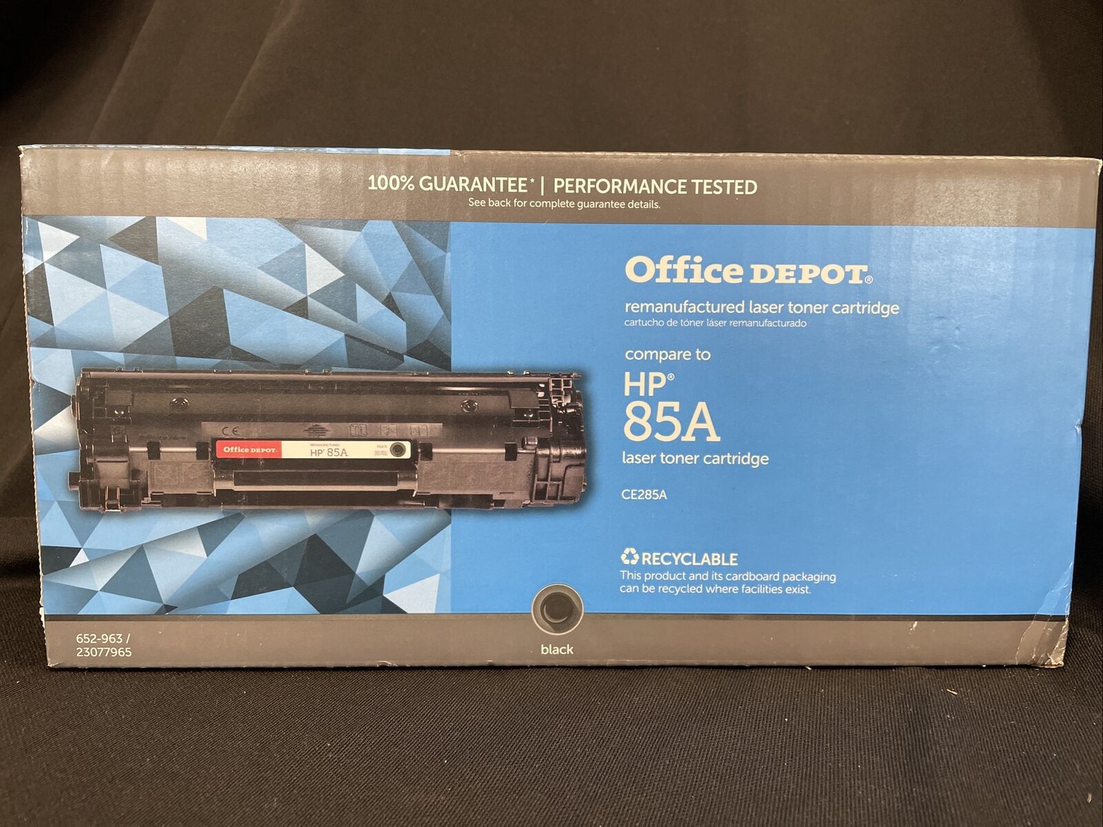 Office Depot 85A Black Toner Cartridge Laser Toner CE285A