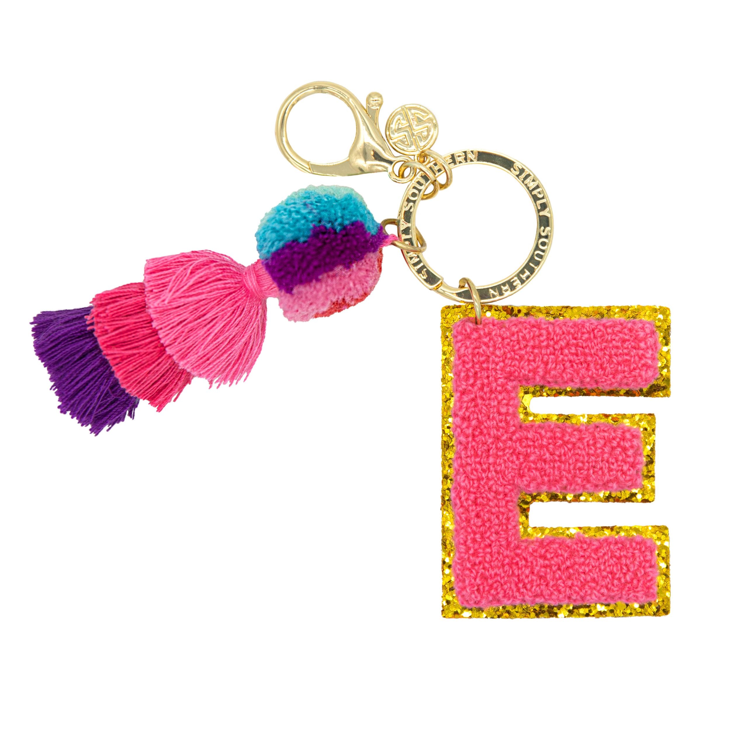 Varsity Letter Keychain