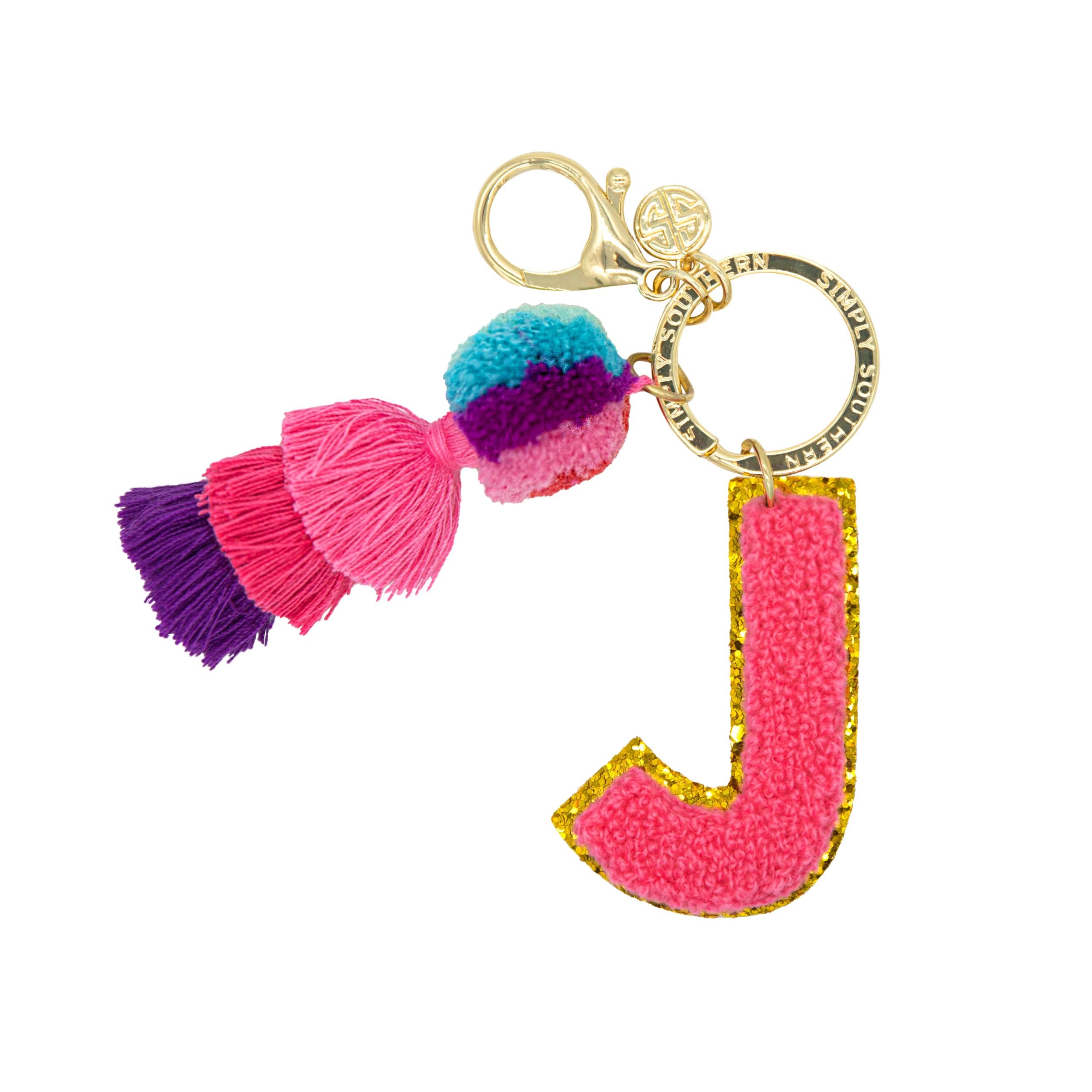 Varsity Letter Keychain