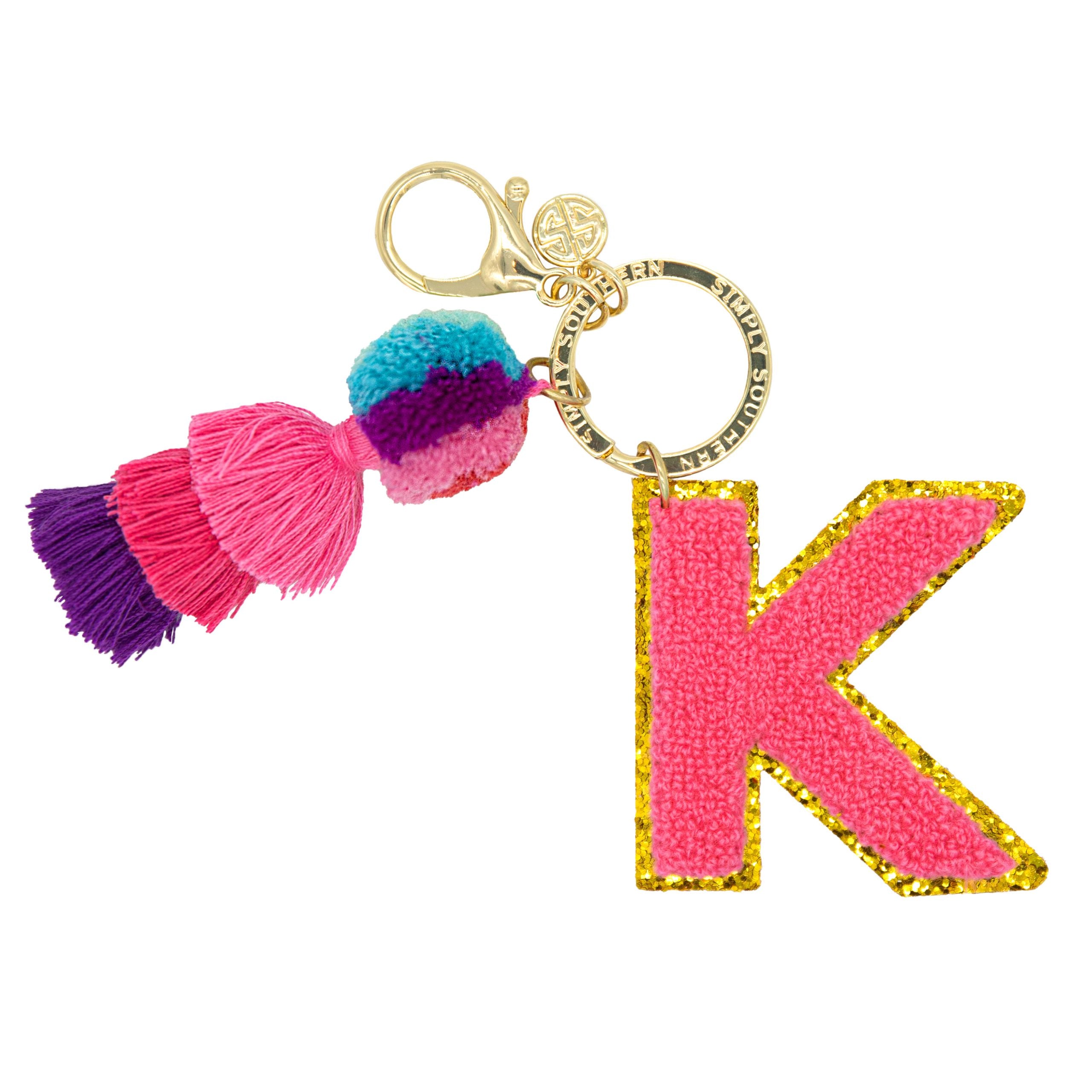 Varsity Letter Keychain