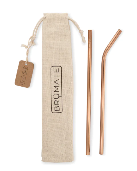 Reusable Straws - Rose Gold