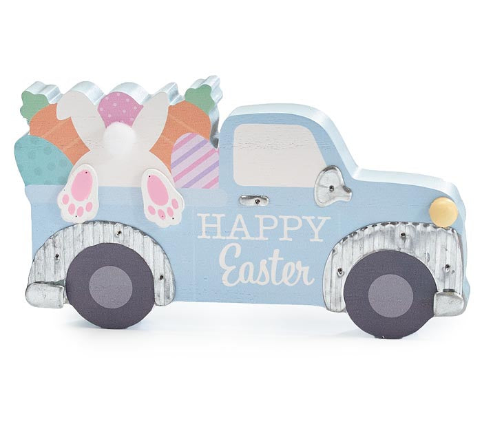 Easter Truck with Bunny Eggs and Carrots