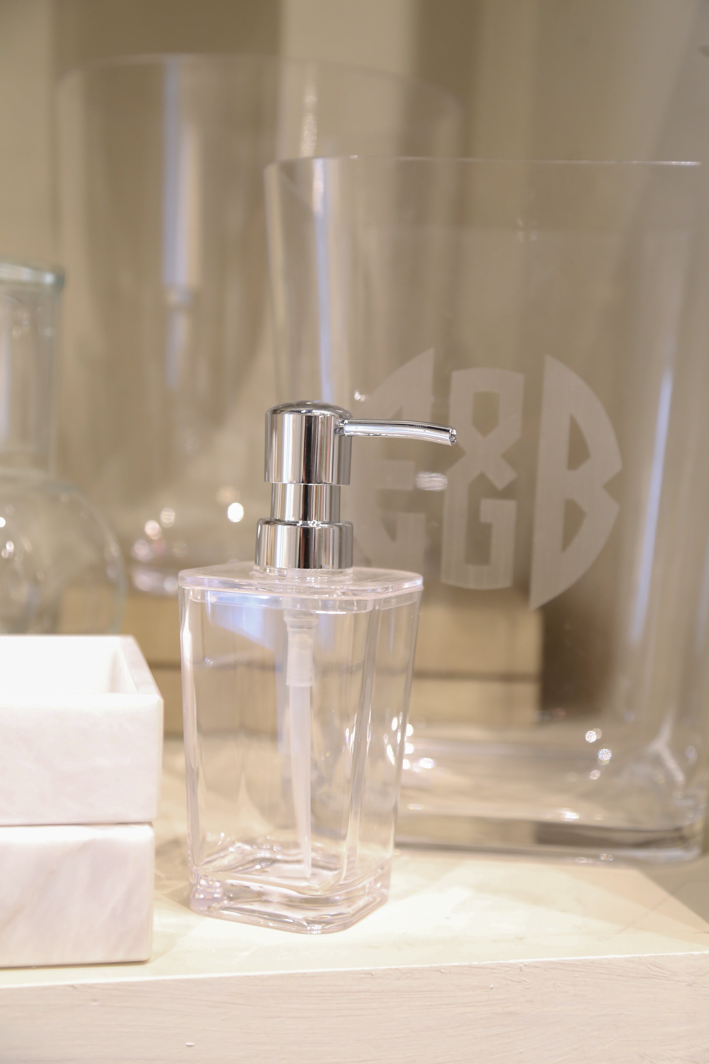 Acrylic Soap Dispenser