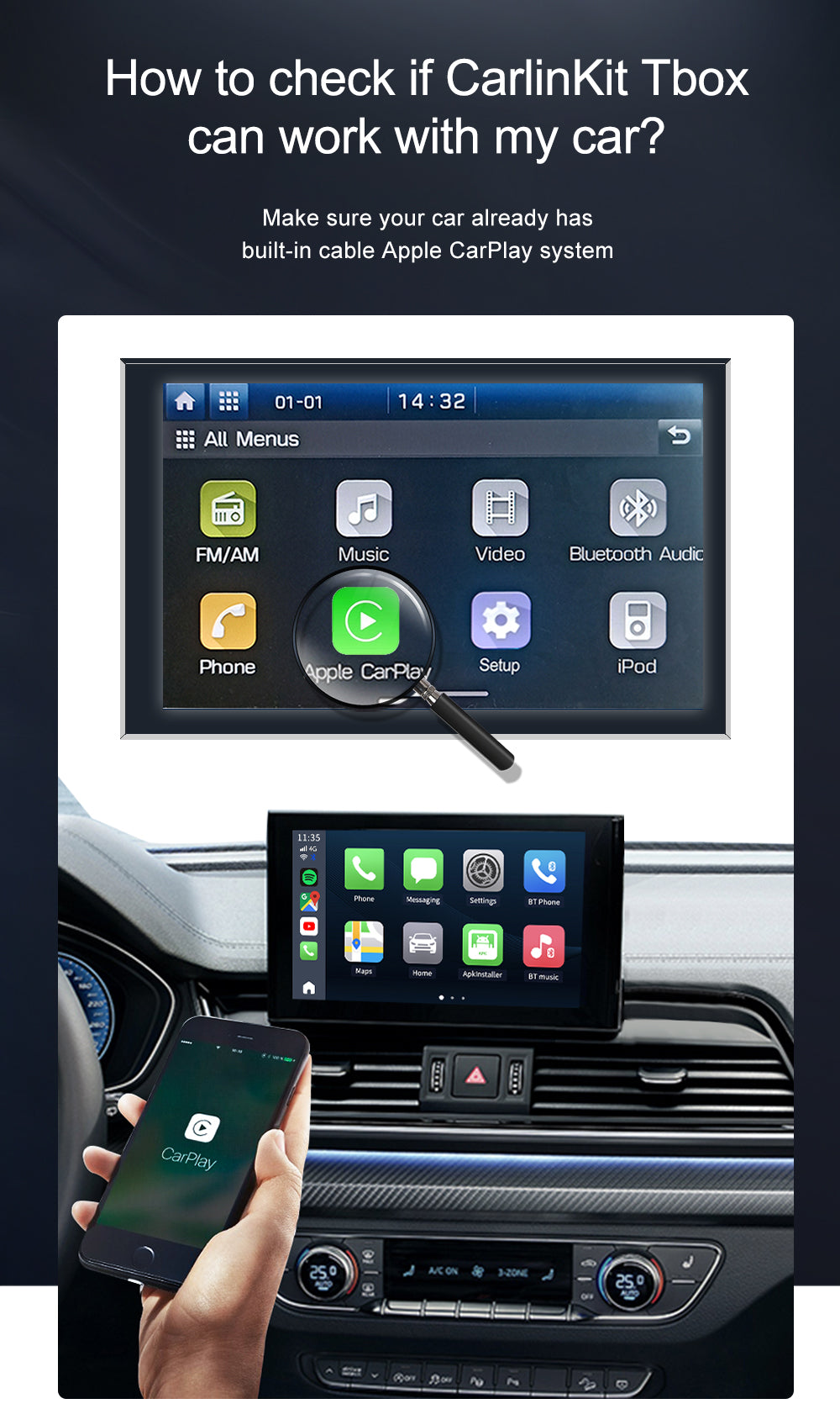 CarlinKit CarPlay Ai Box Android 13 Plus QCM6125 8-core Wireless Andro –  carlinkitbox