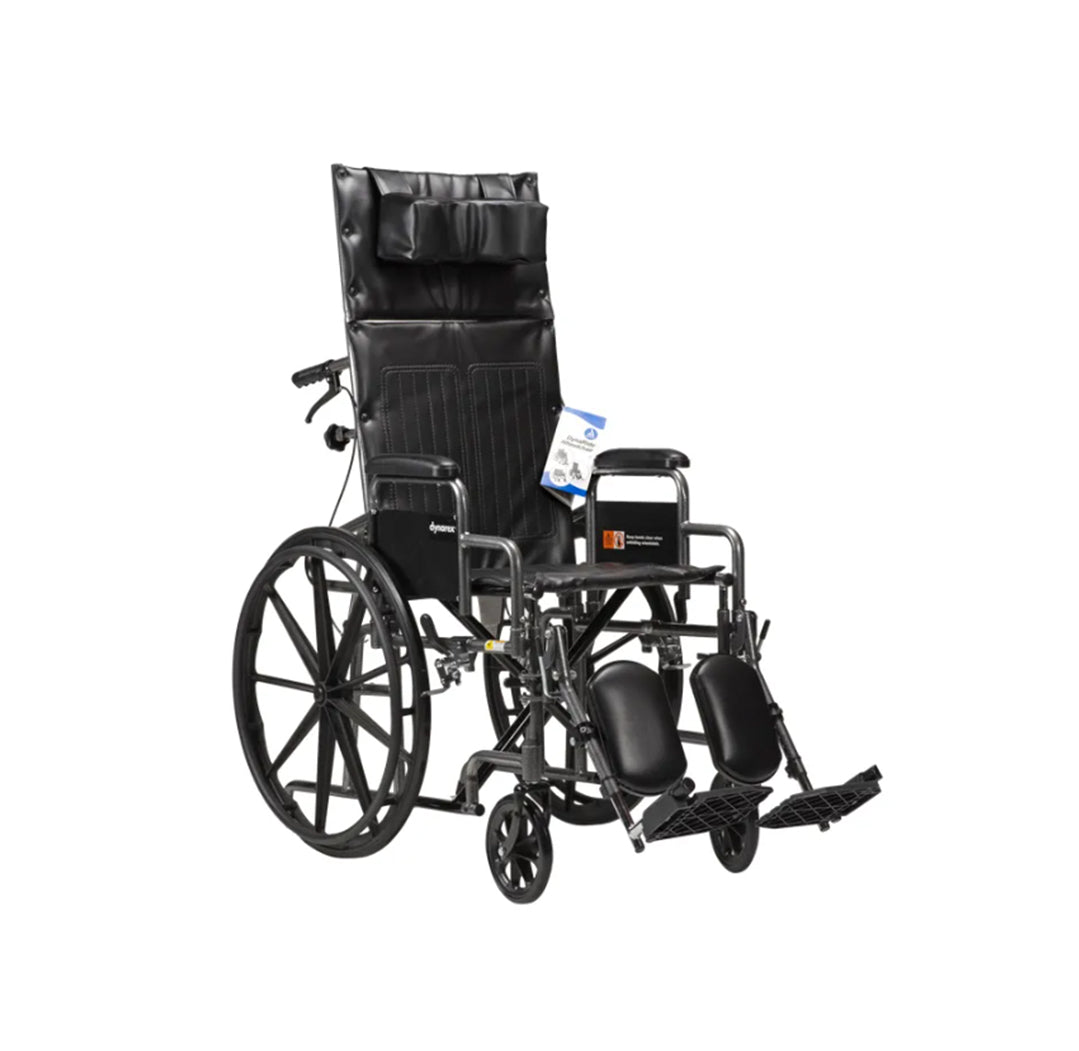 Dynarex DynaRide Reclining Wheelchair, 18