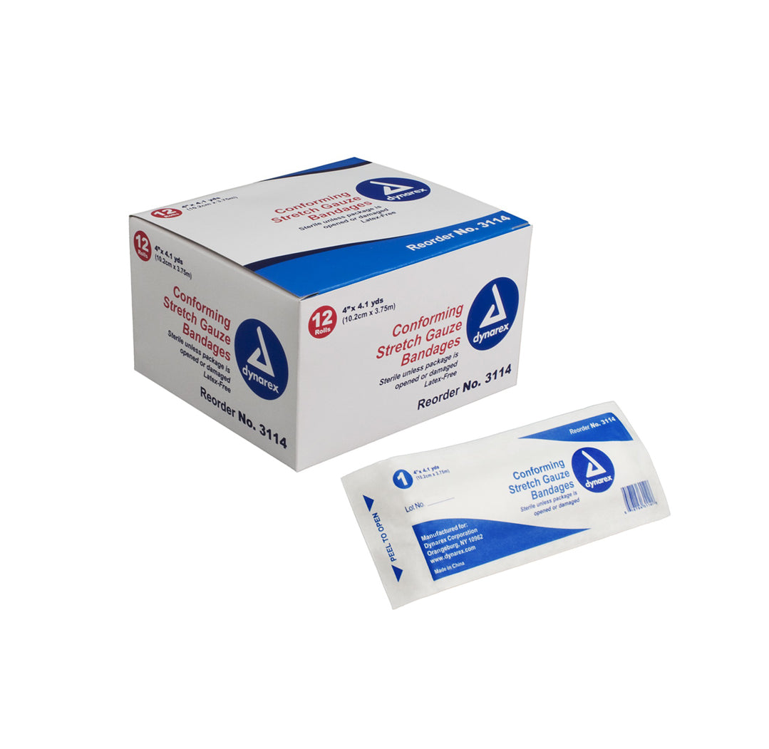 Dynarex Stretch Gauze Bandage Roll