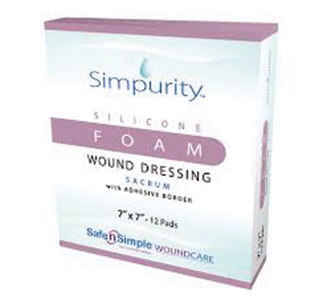 Simpurity Silicone Bordered Foam Dressing