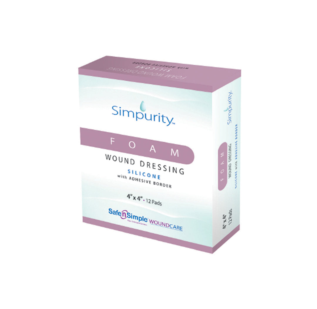 Simpurity Silicone Bordered Foam Dressing