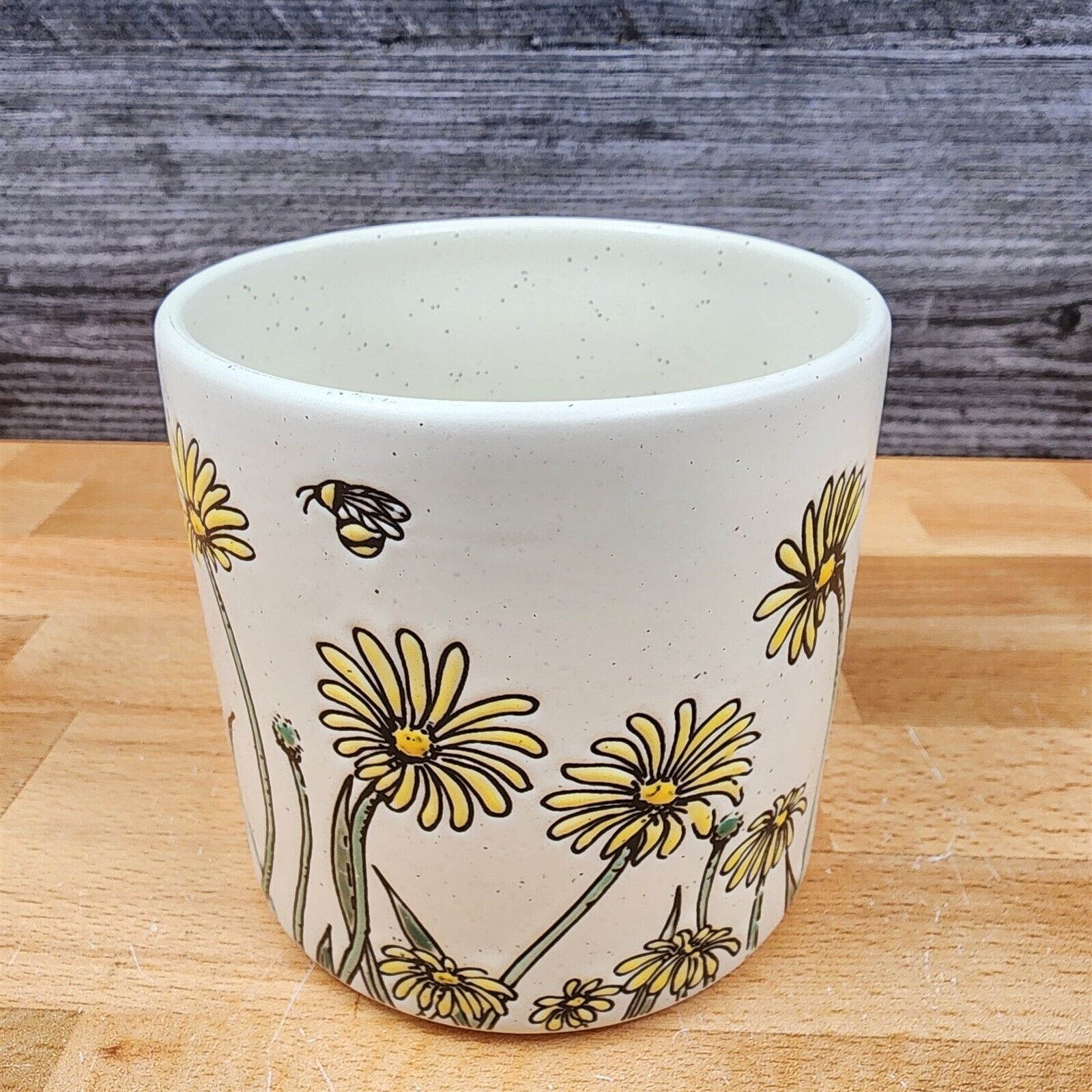 Spring Daisy & Bee Canister Embossed Set by Blue Sky 4