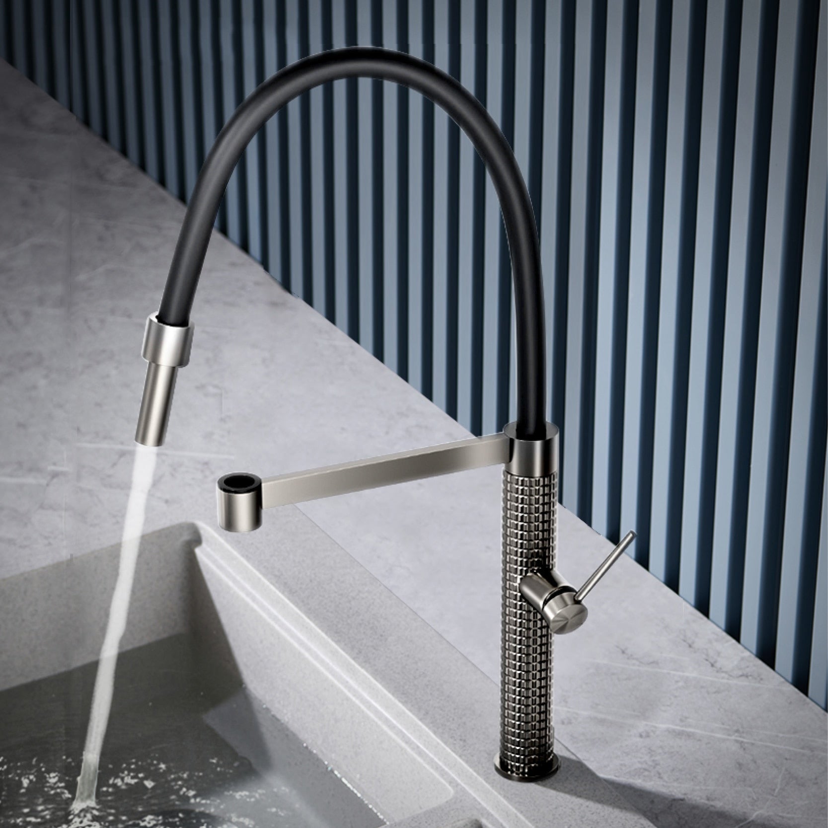 Pull Out Sink Tap Single Handle Faucet Cold and Hot Control Faucet