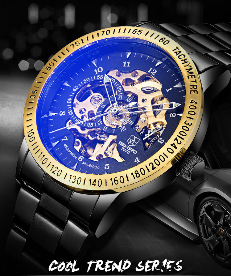 Mechanical Skeleton Men's Casual Watches