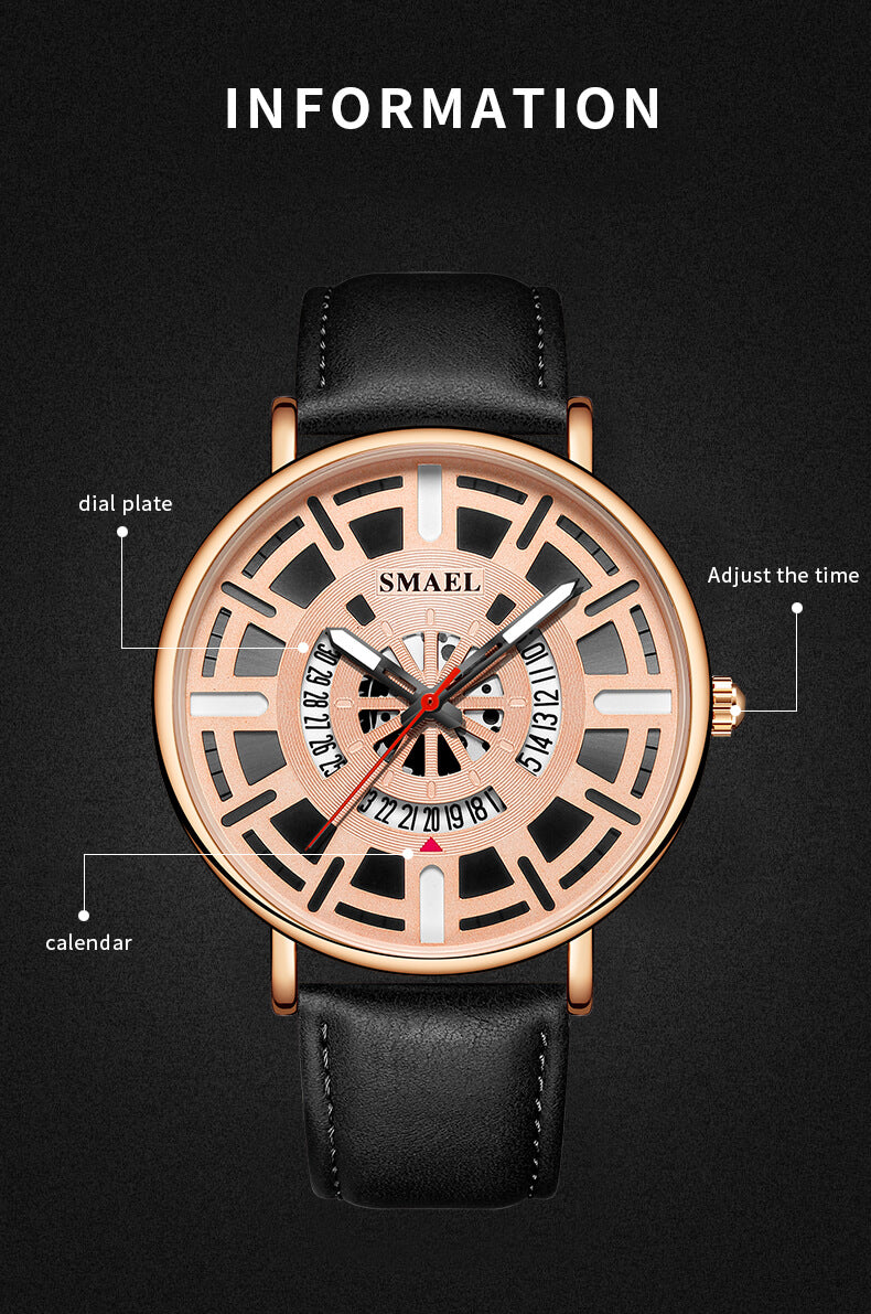 Big Dial Sport Quartz Watch
