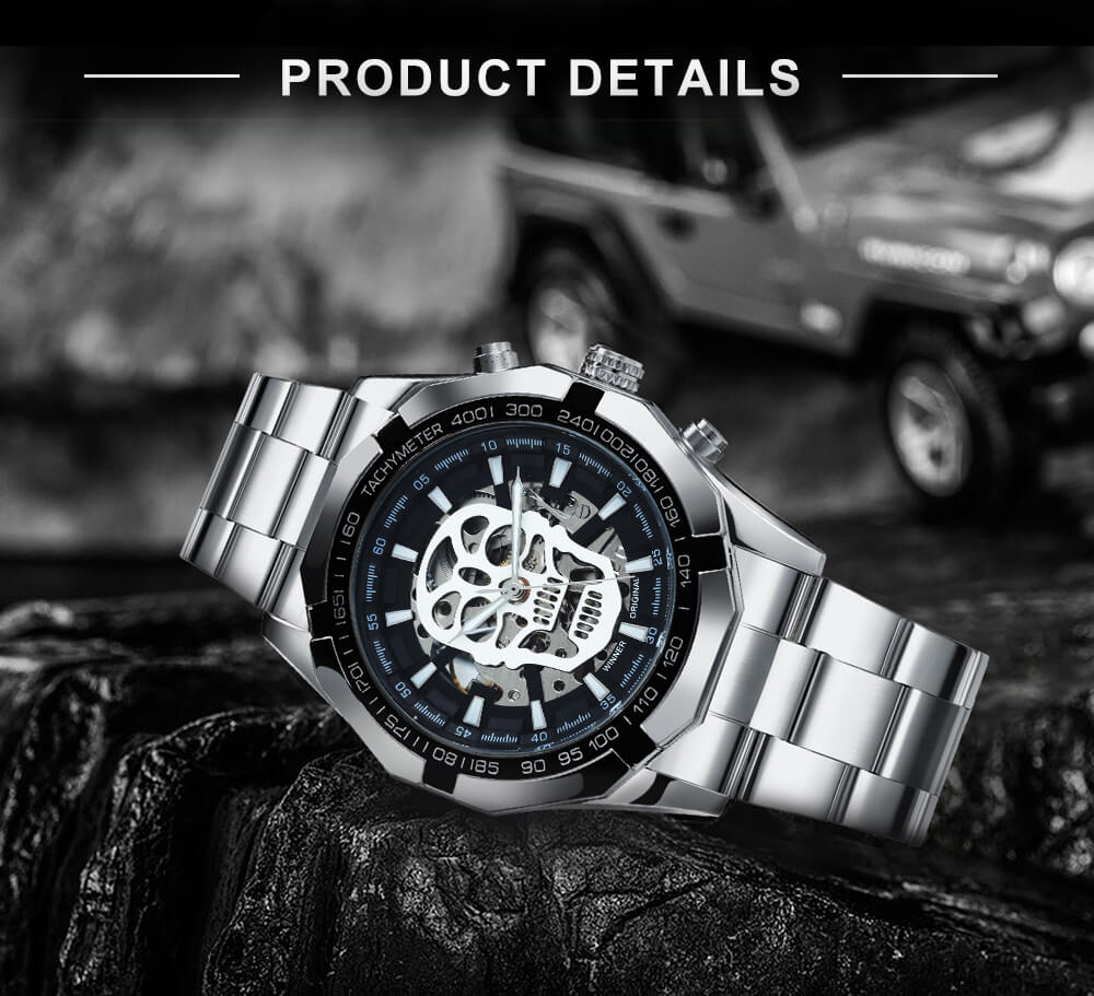 Skeleton Mechanical Skull Watch