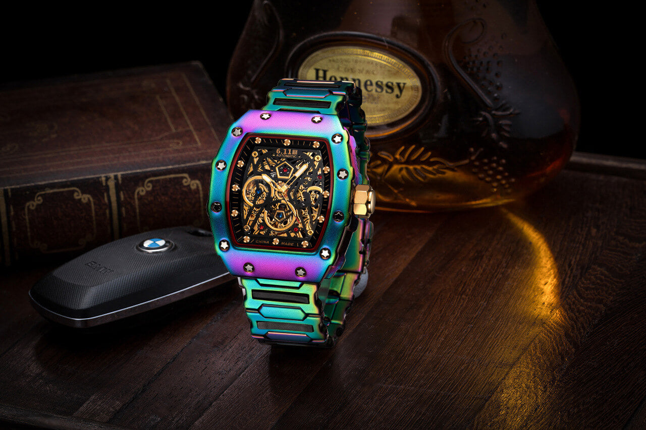 Wine Barrel Fashion Sports Watch