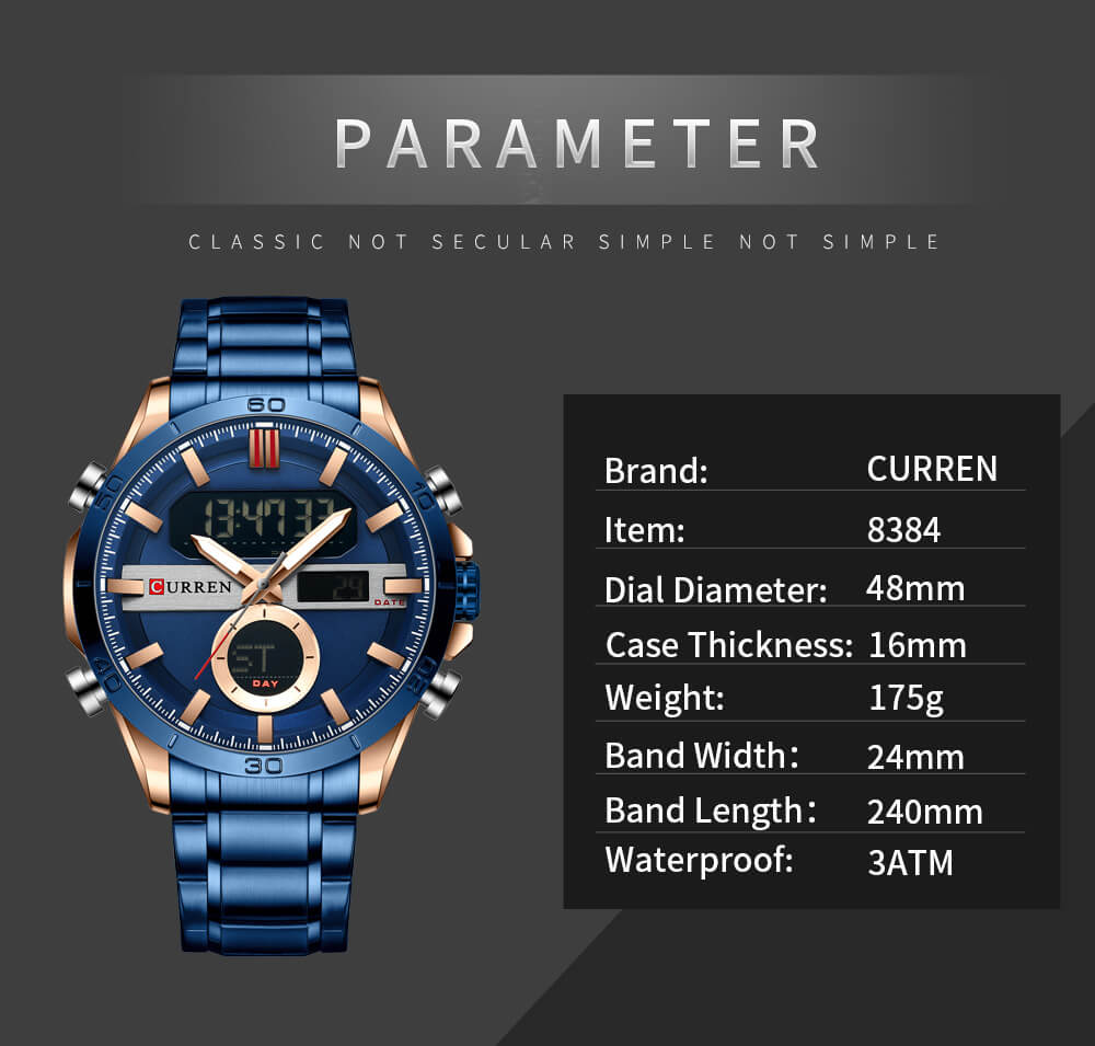 Sport Gold Men's Digital Watch