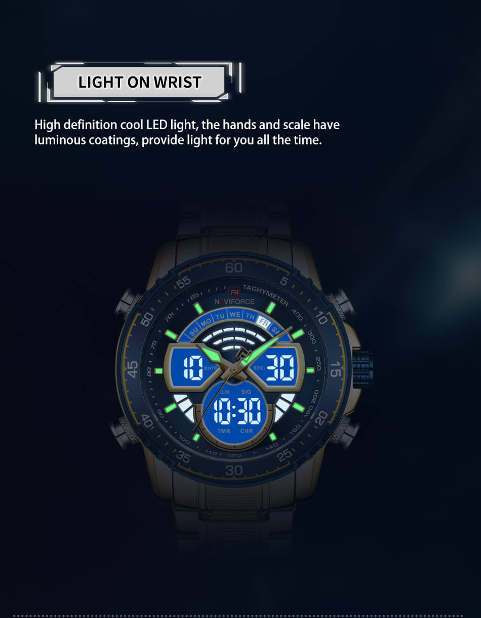 Backlight Military Sports Waterproof Watch