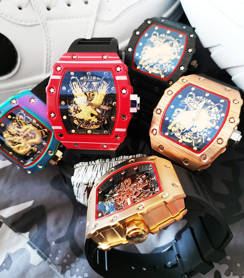 Wine Barrel Fashion Sports Watch