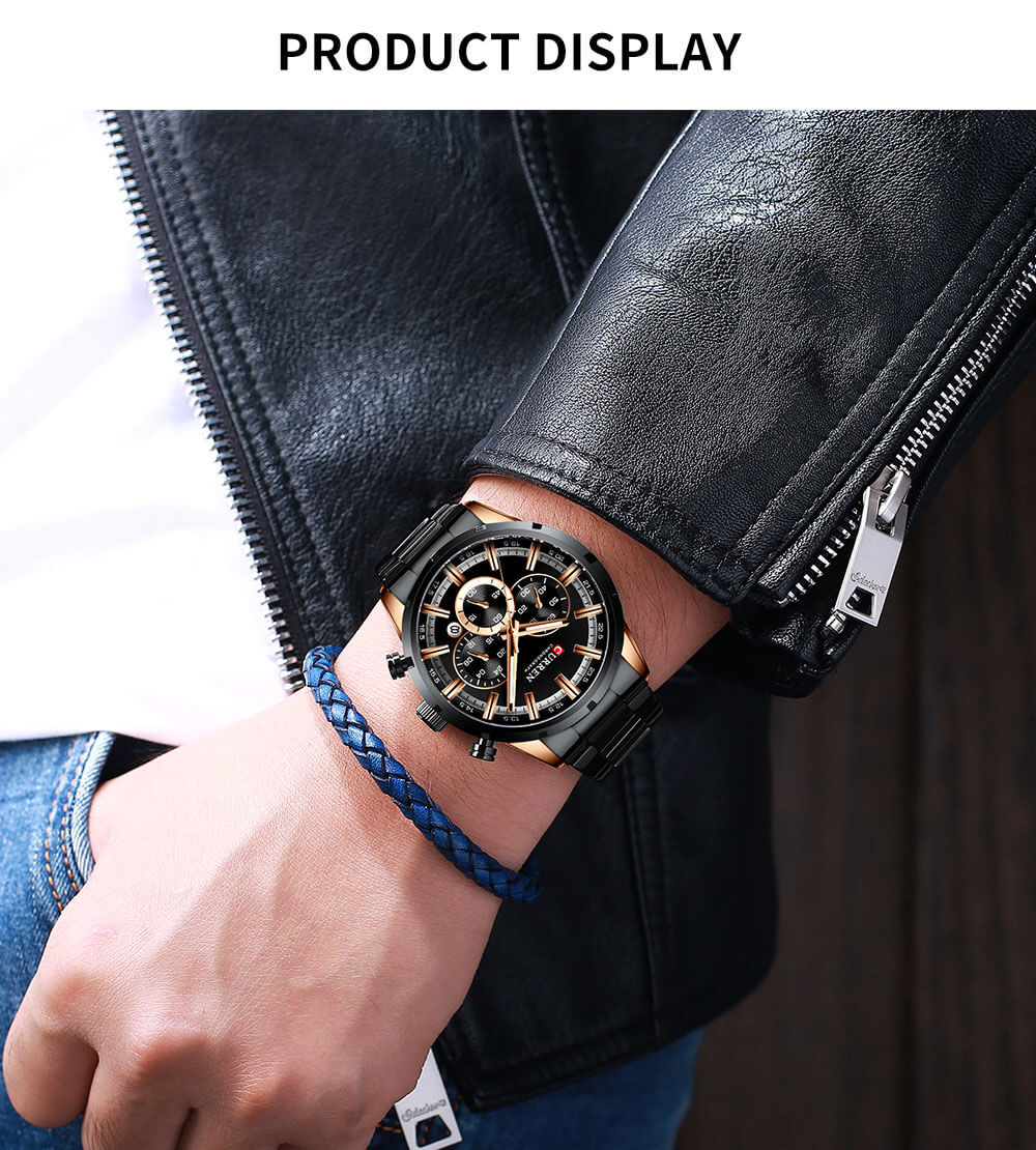 Blue Dial Business Casual Watch