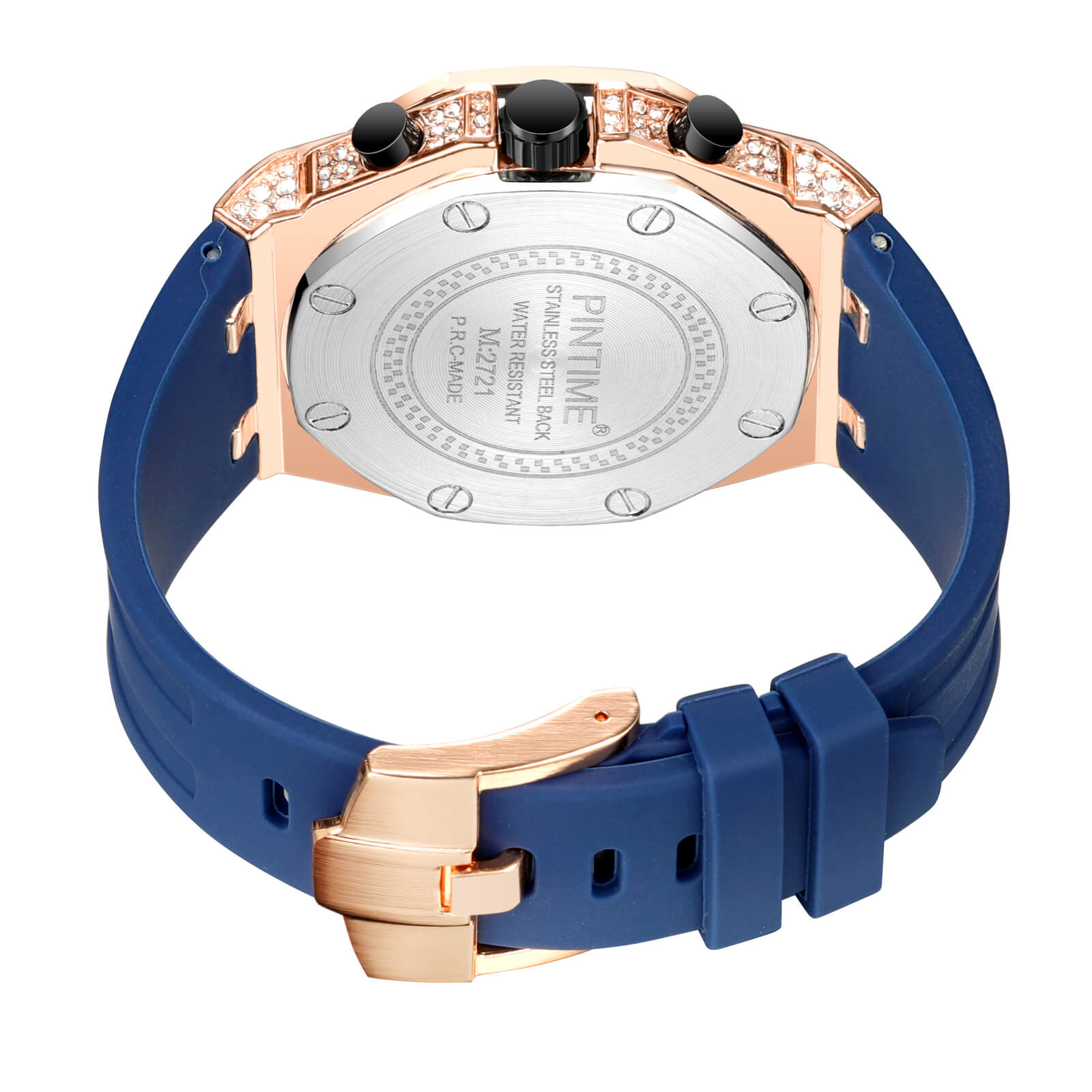Diamond Chronograph Quartz Watch