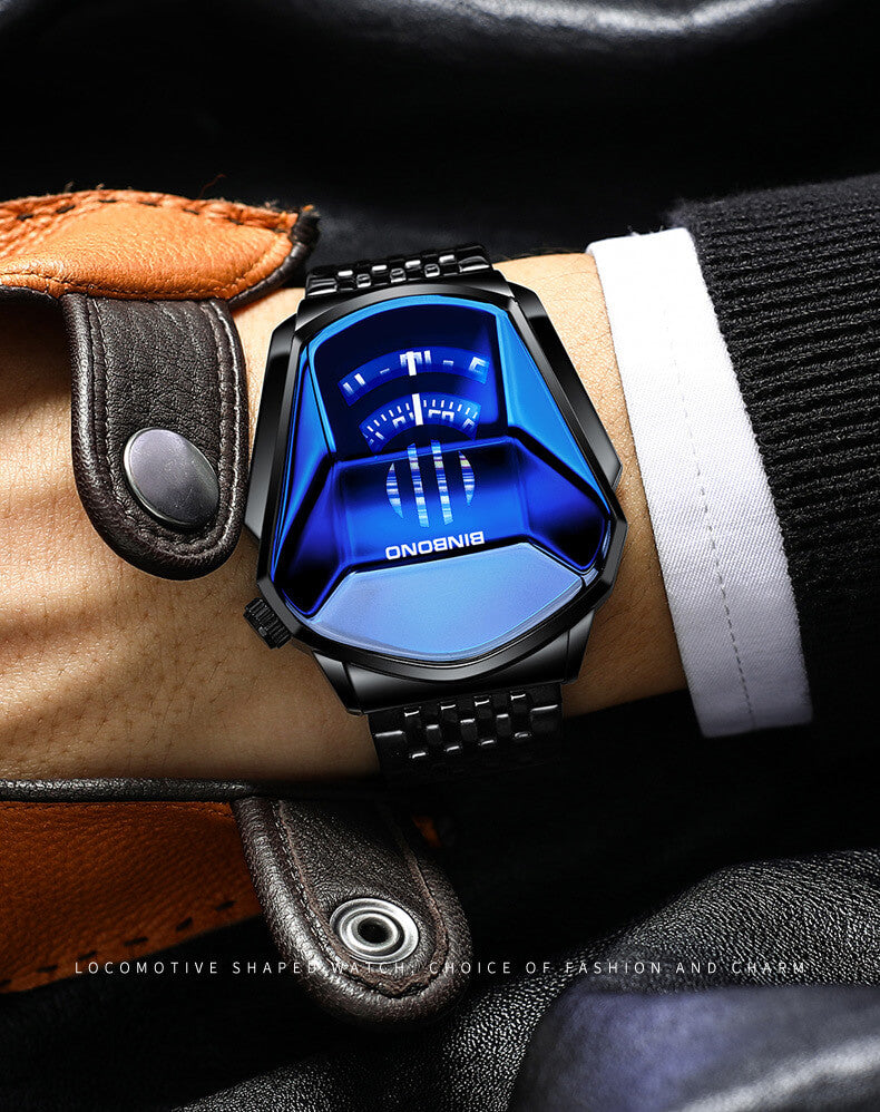 Locomotive Luxury Quartz Men's Watch