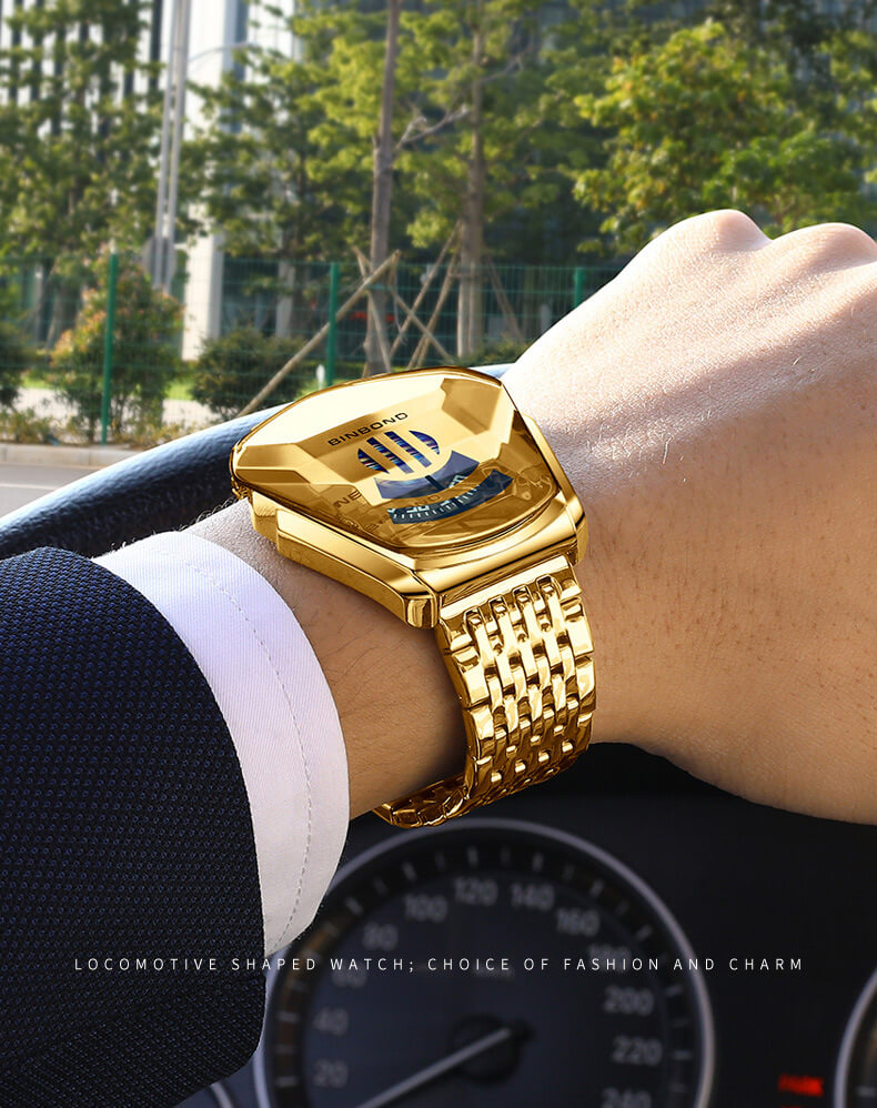 Locomotive Luxury Quartz Men's Watch