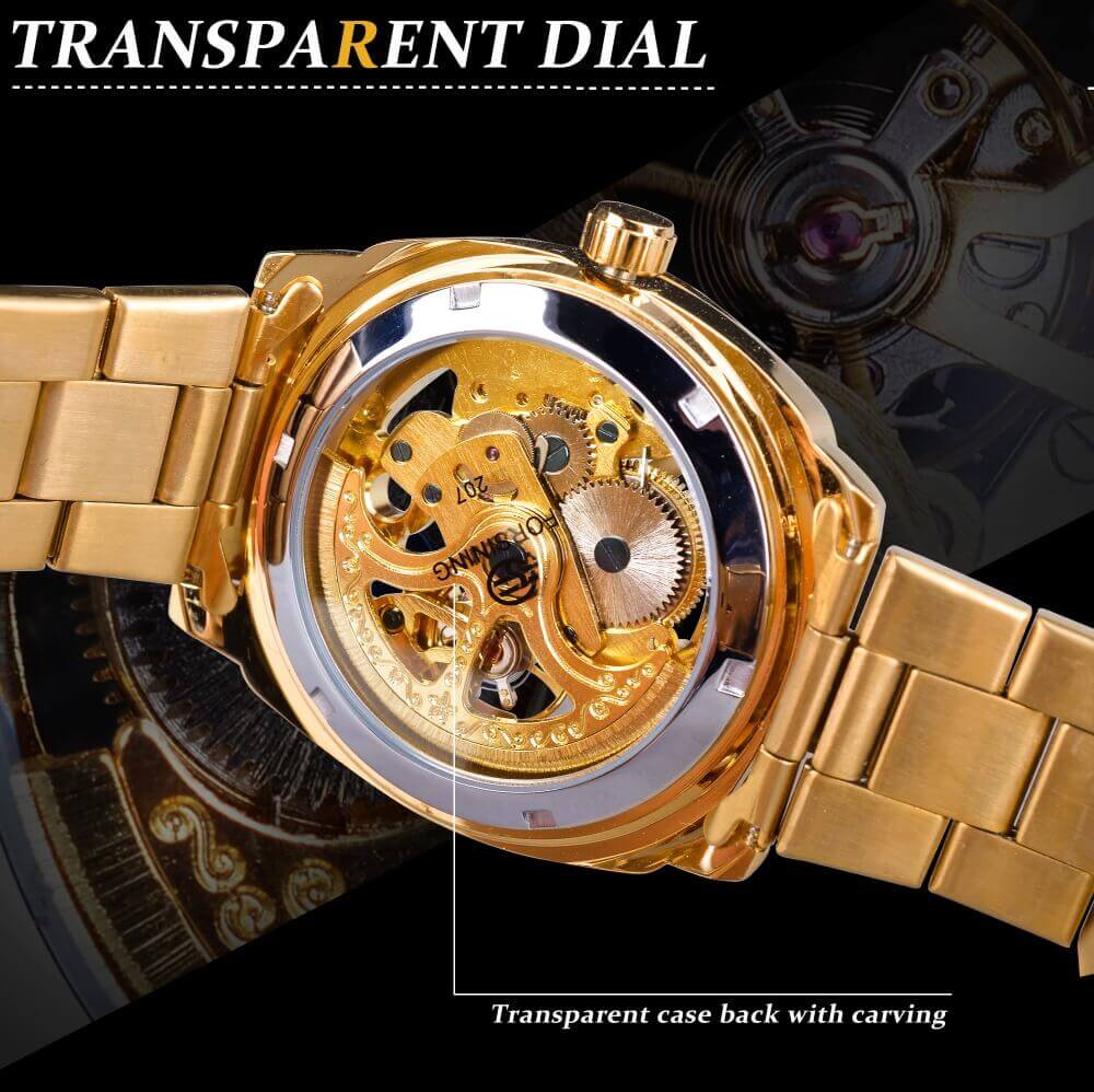 Luxury Vintage Men Automatic Wristwatch