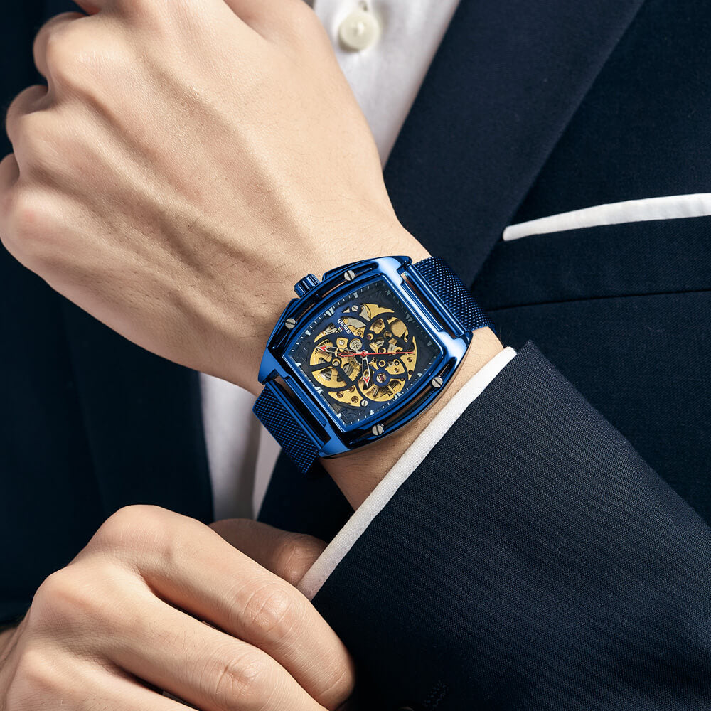 Luxury Skeleton Tourbillon Wristwatch