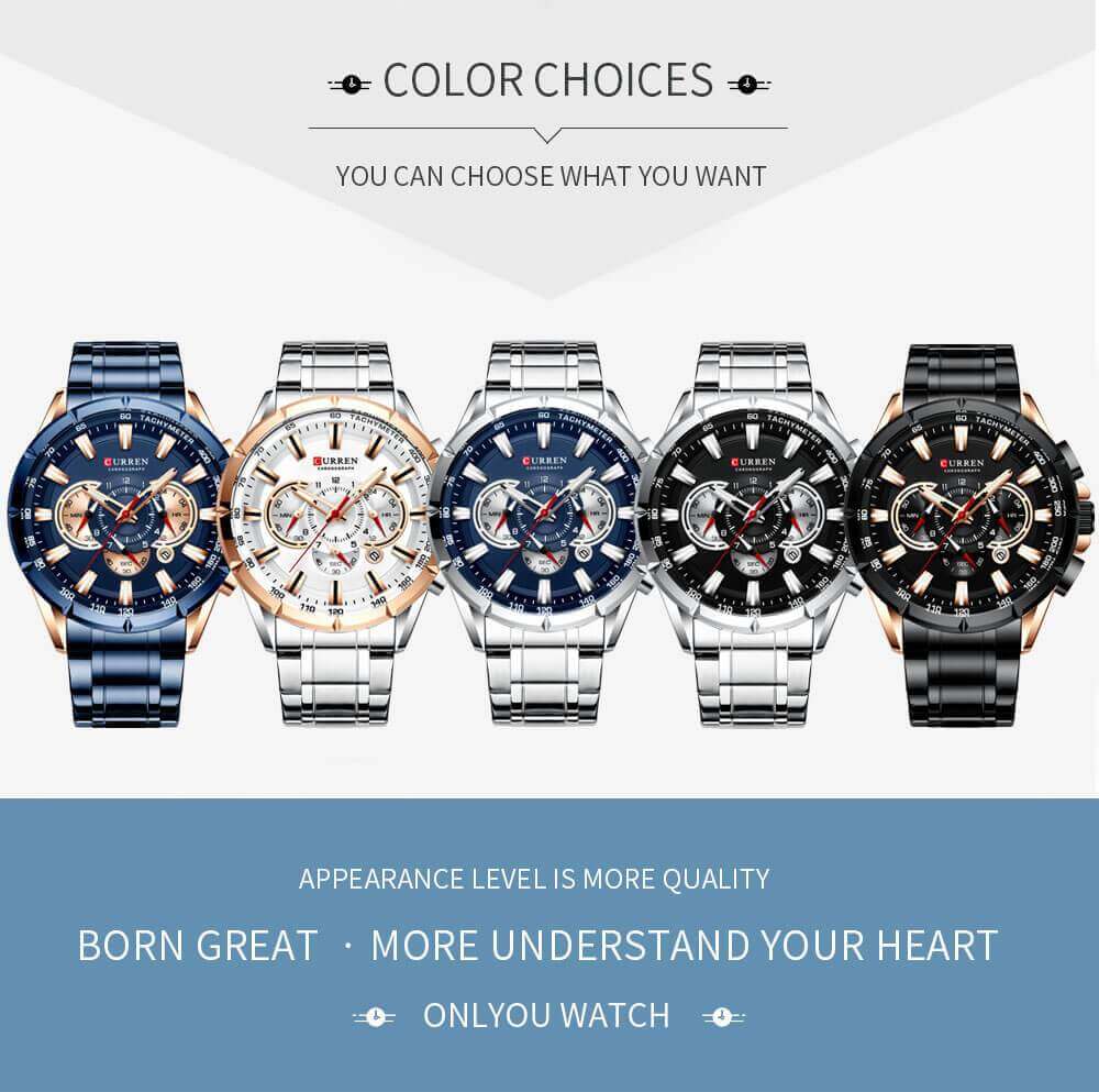 Chronograph Sport Quartz Wristwatch