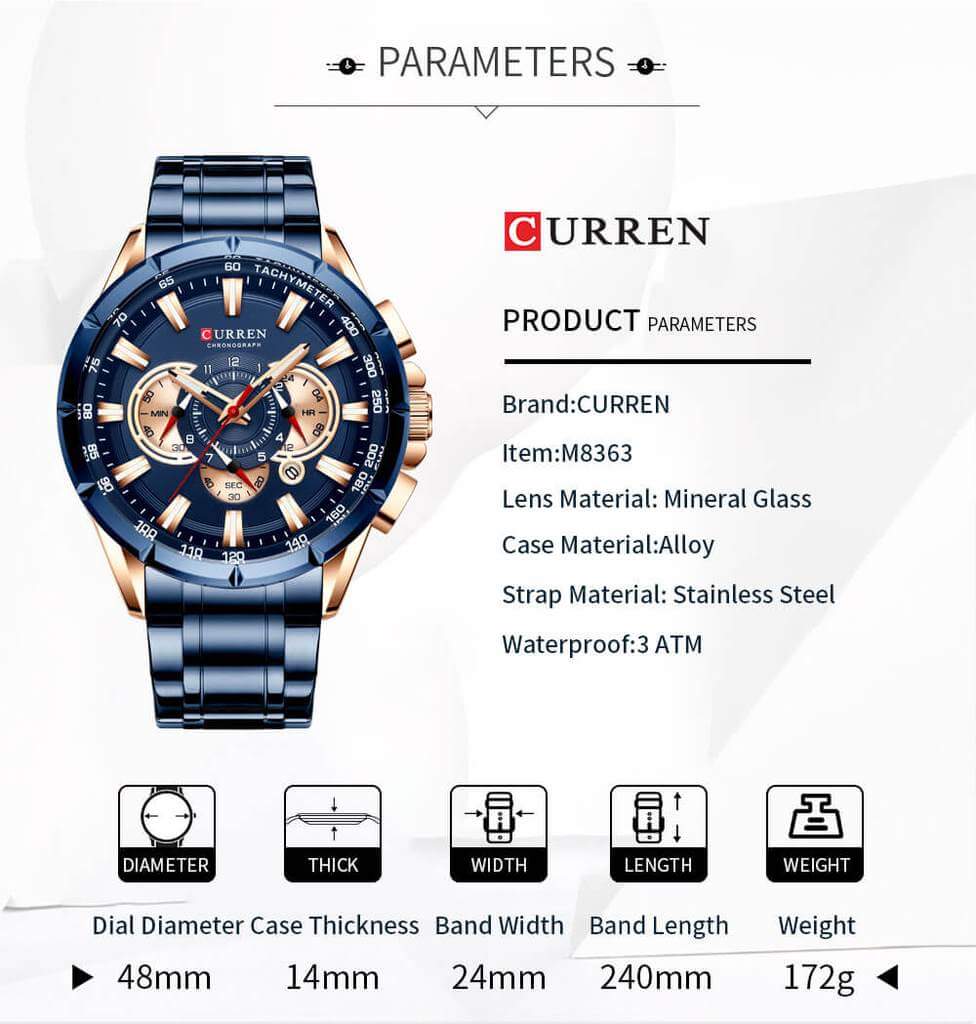 Chronograph Sport Quartz Wristwatch